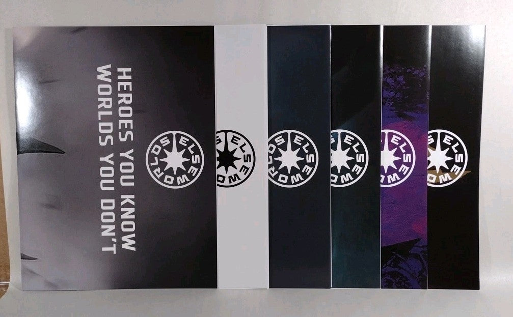 DC Elsewords (2024) Promotional Comic Folded Poster Set Of 6 Batman Vampires 