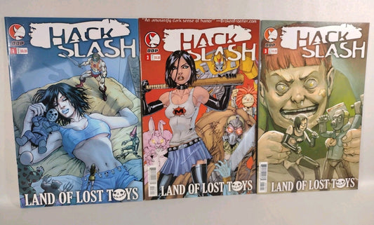 Hack Slash (2006) Complete DDP Land Of Lost Toys Comic Lot Set #1 2 3 VF-NM