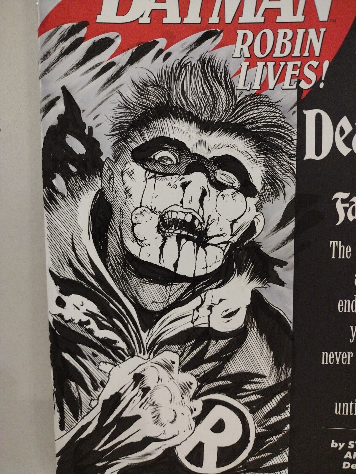 Batman #428 (2023) DC Facsimile Ed Sketch Cover Variant Comic W Original Art