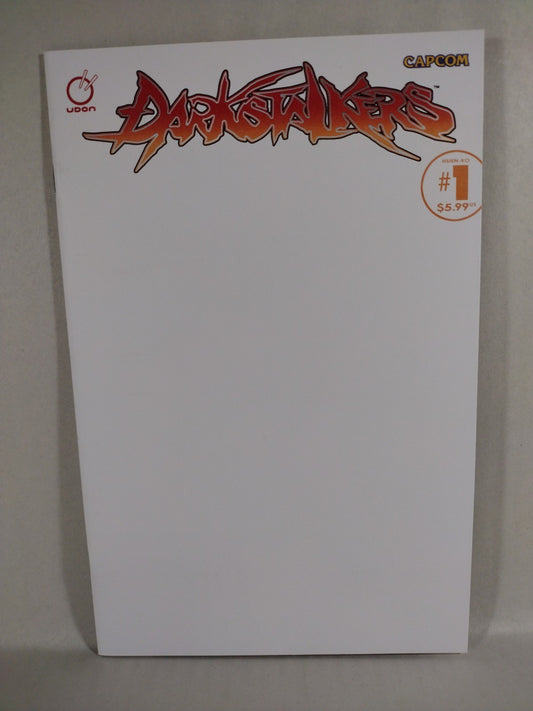 DARKSTALKERS HSIEN KO 1 (2023) Udon Capcom Blank Sketch Variant Cover Comic New
