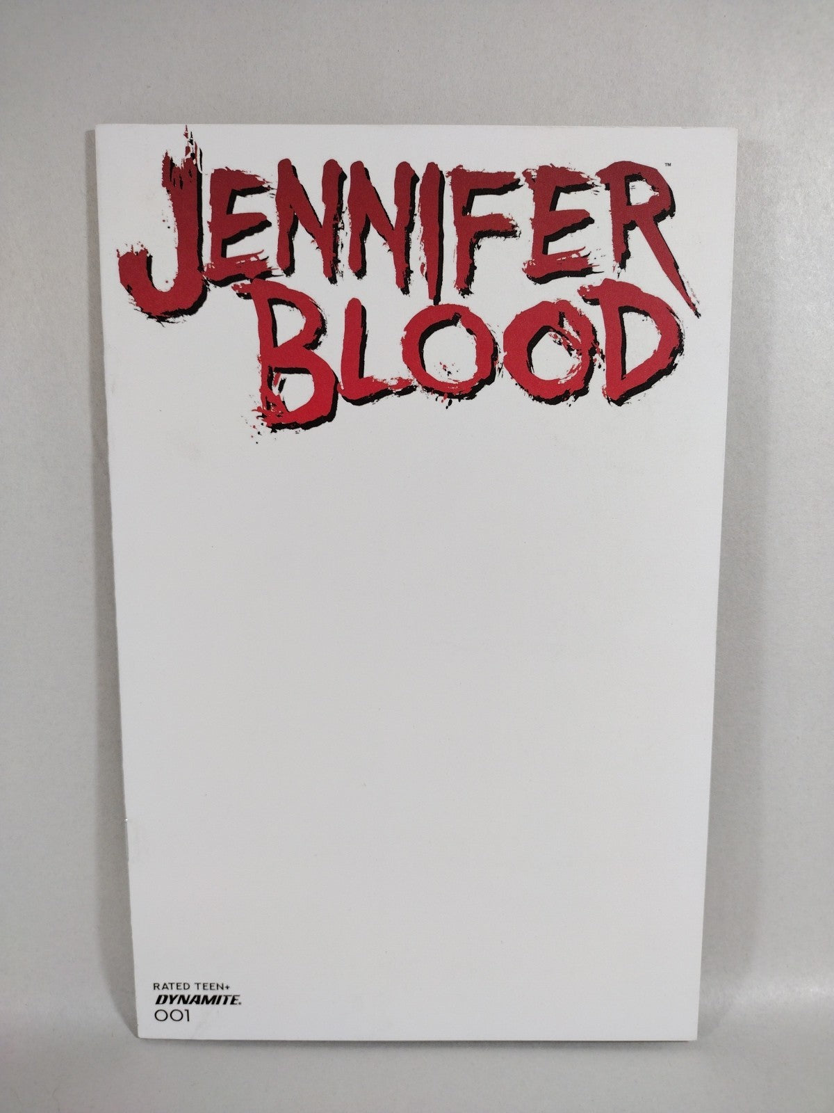Jennifer Blood #1 (2021) Dynamite Comic Authentix Blank Sketch Cover Variant NM