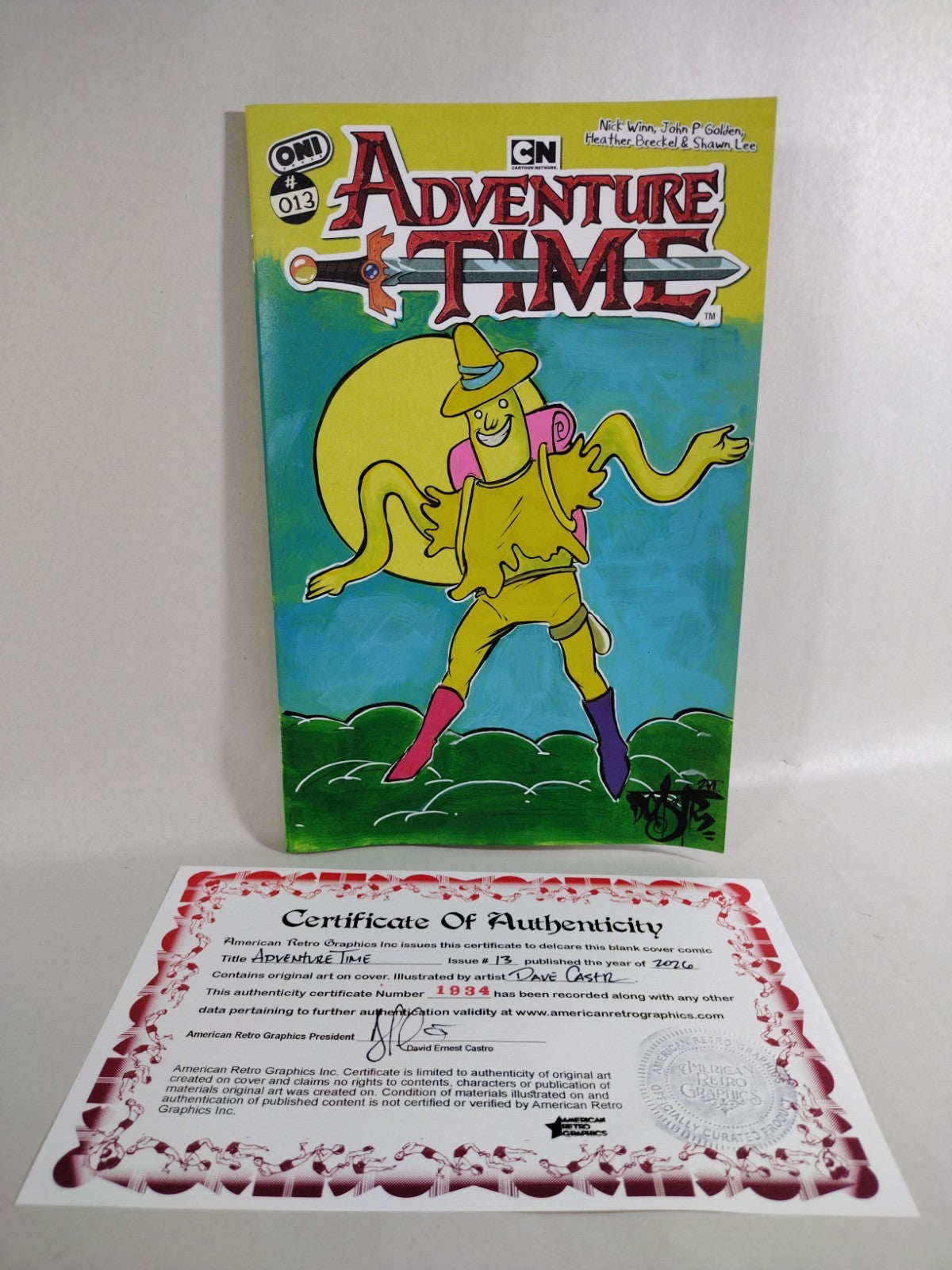 Adventure Time #13 (2026) Oni Press Sketch Cover Comic W Original Dave Castr Art