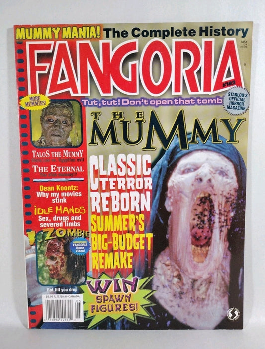 FANGORIA Magazine #182 (1999) Mummy Movie Issue Idle Hands VF