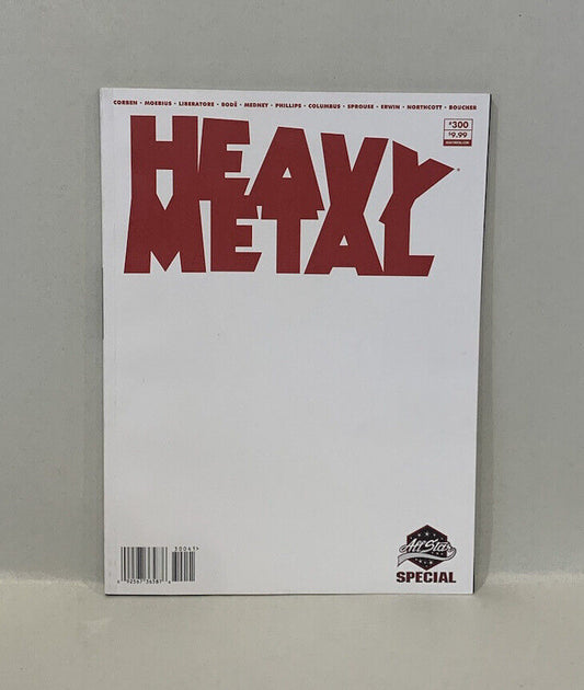 Heavy metal magazine # 300 Blank Sketch Cover Variant 2020