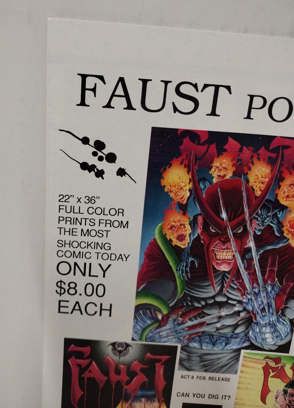 Faust Love Of The Damned Act 1 (1991) Rebel Studios First Print Signed #'d 3/69