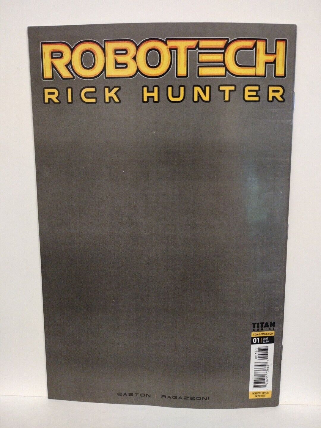 Robotech Rick Hunter #1 (2023) Titan Comic Cover H 1:10 Inhyuk Lee Variant NM-