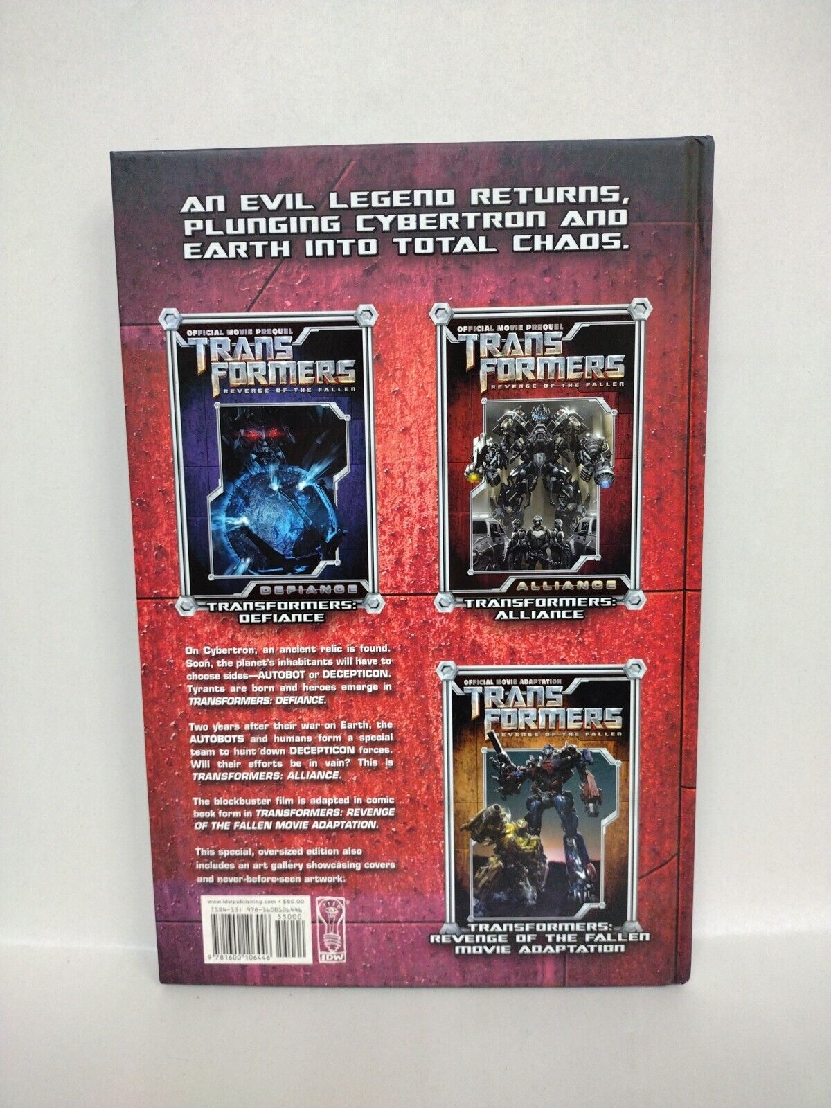 Transformers Movie Collection Vol 2 (2010) IDW HC Defiance Alliance Revenge New 