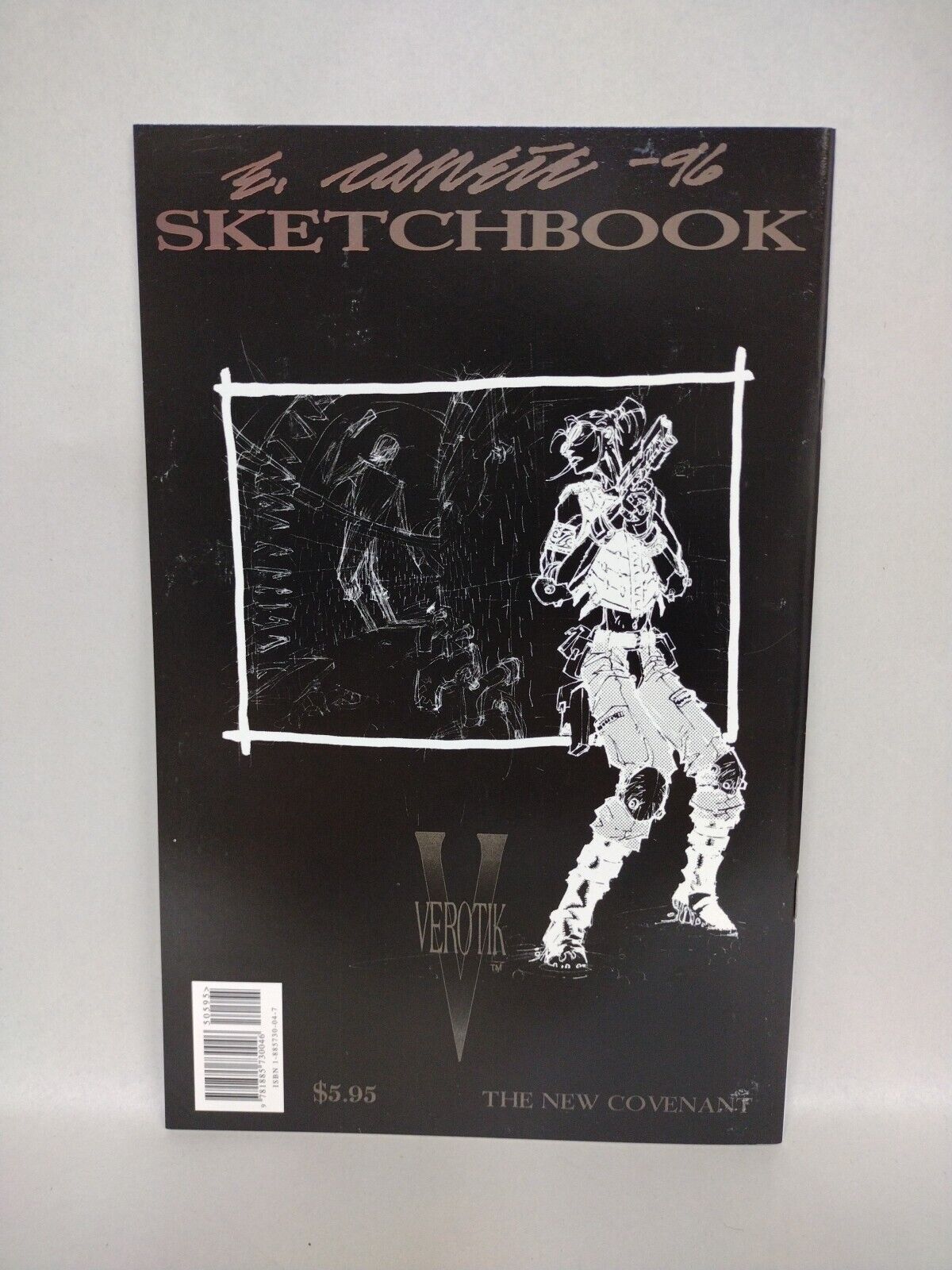 ERIC CANETE SKETCHBOOK (1996) SDCC Limited Edition Verotik 1st print NM