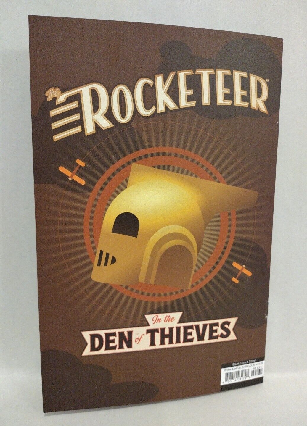 Rocketeer Den of Thieves #1 (2023) IDW Sketch Variant Cover Comic W Original Art