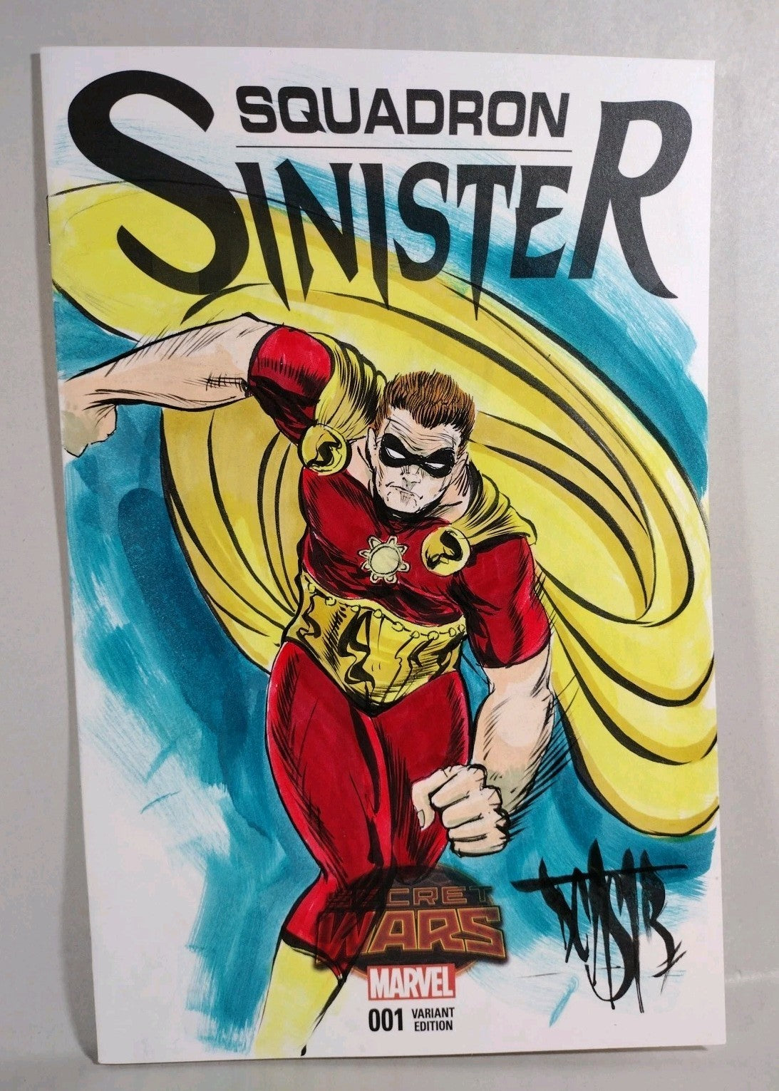 Squadron Sinister 1 Marvel 2015 Sketch Cover Variant Comic W Original DCastr Art