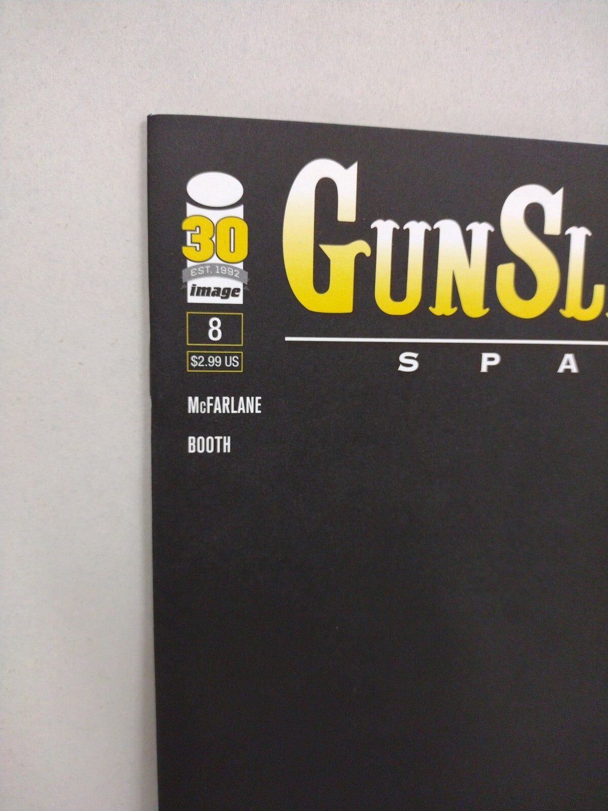 Gunslinger Spawn 8 (2022) Image Comic Black Blank Cover B Variant Todd McFarlane