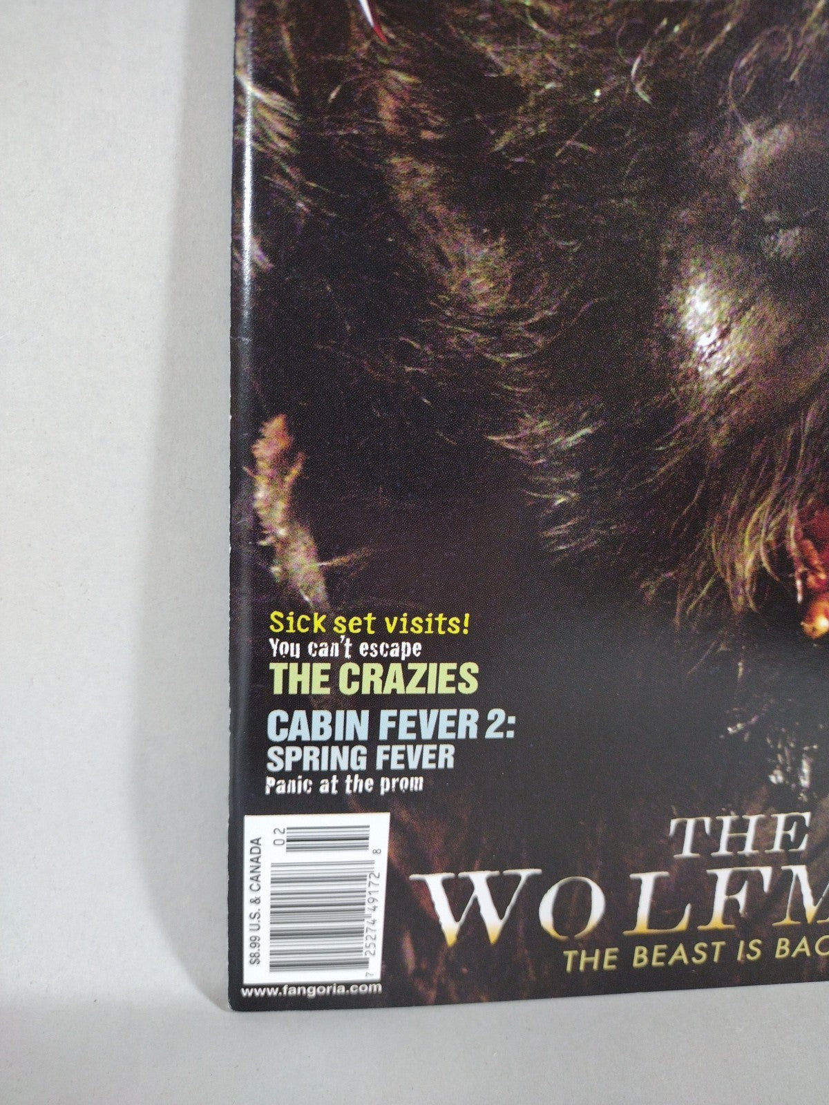 FANGORIA Magazine #290 (2009) Wolfman The Crazies Day Breakers Shutter Island