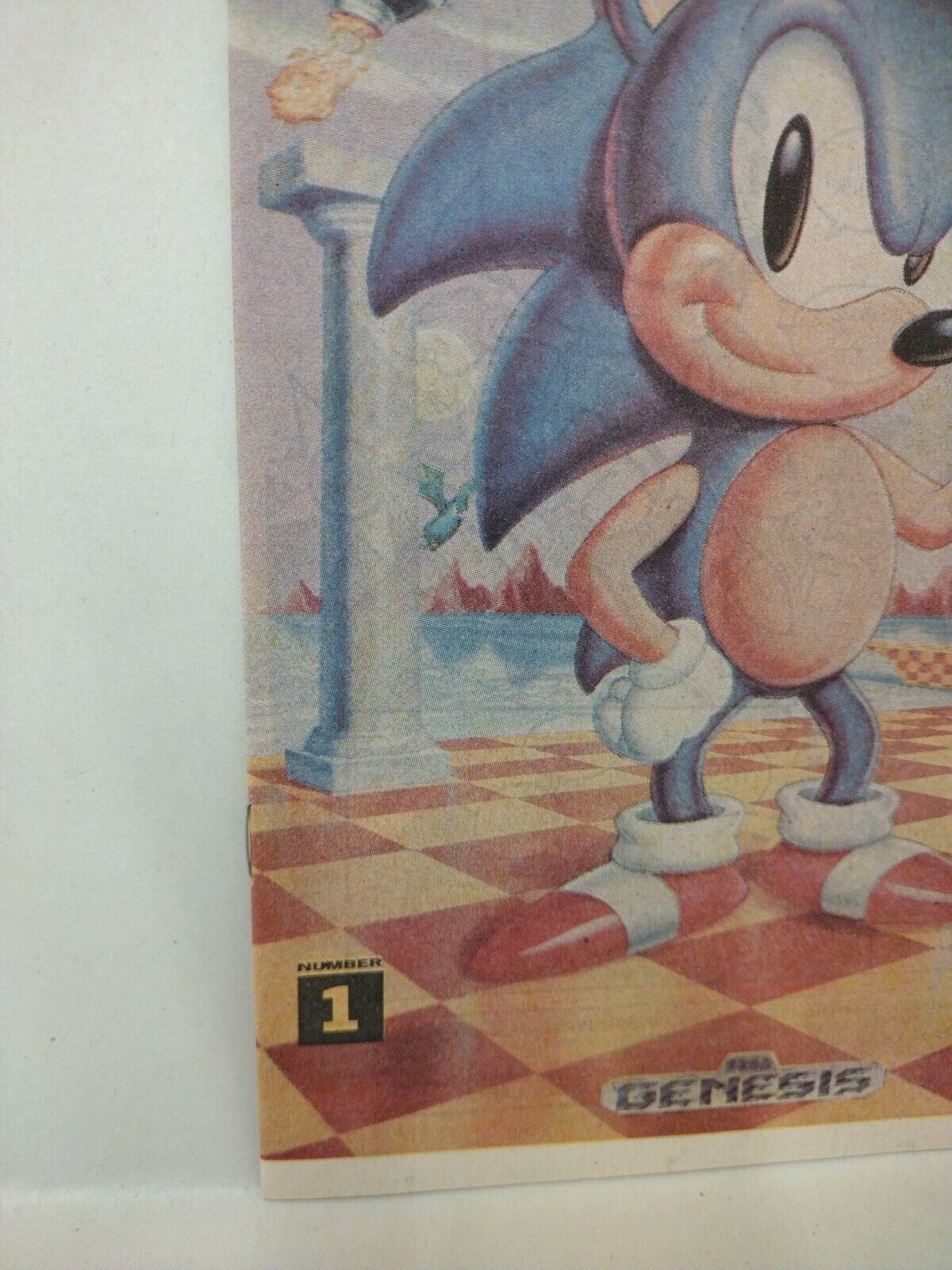 Sonic The Hedgehog #1 (1991) Newsprint Sega Games Insert Comic 1st Appearance 