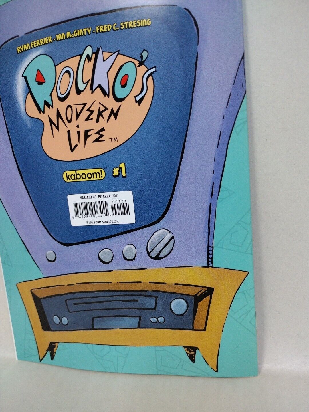 Rocko's Modern Life #1 2017 Nickelodeon Boom Comic Virgin Variant 1:20 Cover 