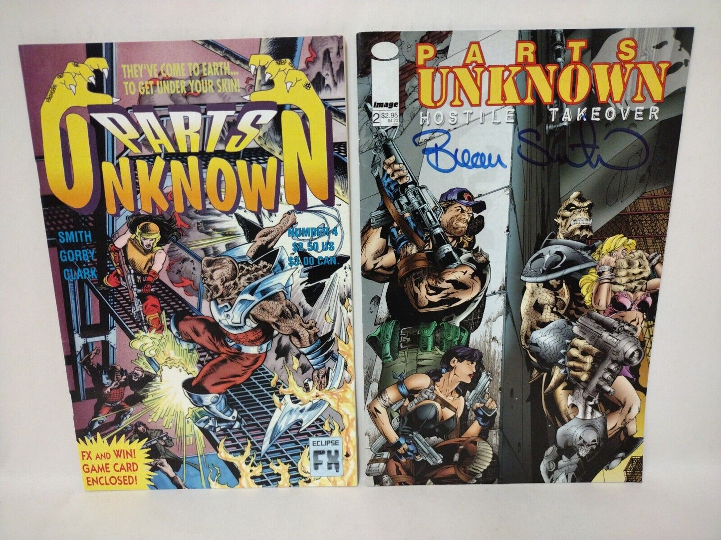 Parts Unknown Comic Lot Knight Press #0 3 Eclipse #1 3 4 Image #2 Beau Smith