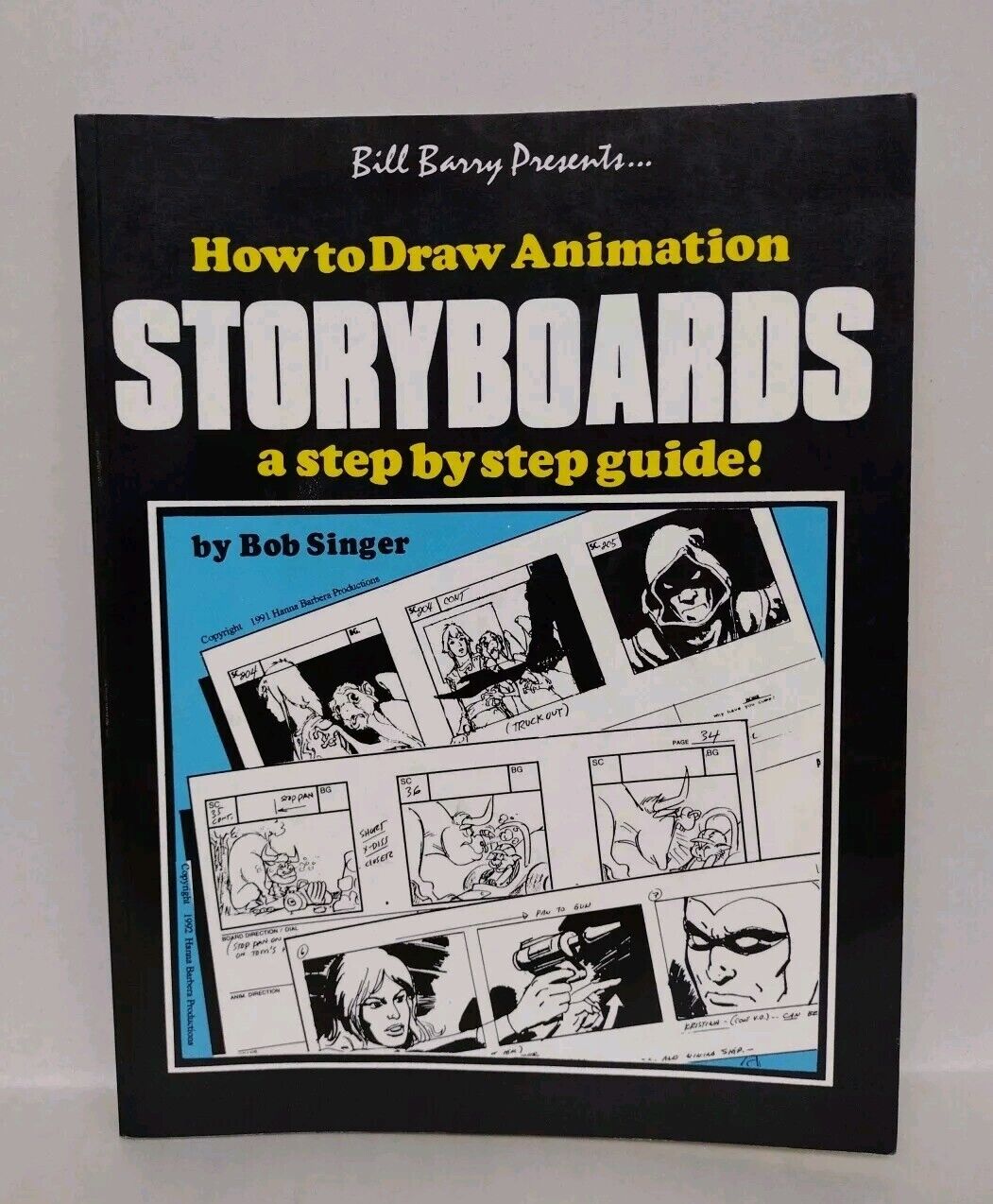 Bill Barry Presents How To Draw Animation Storyboards (1992) Bob Singer SC