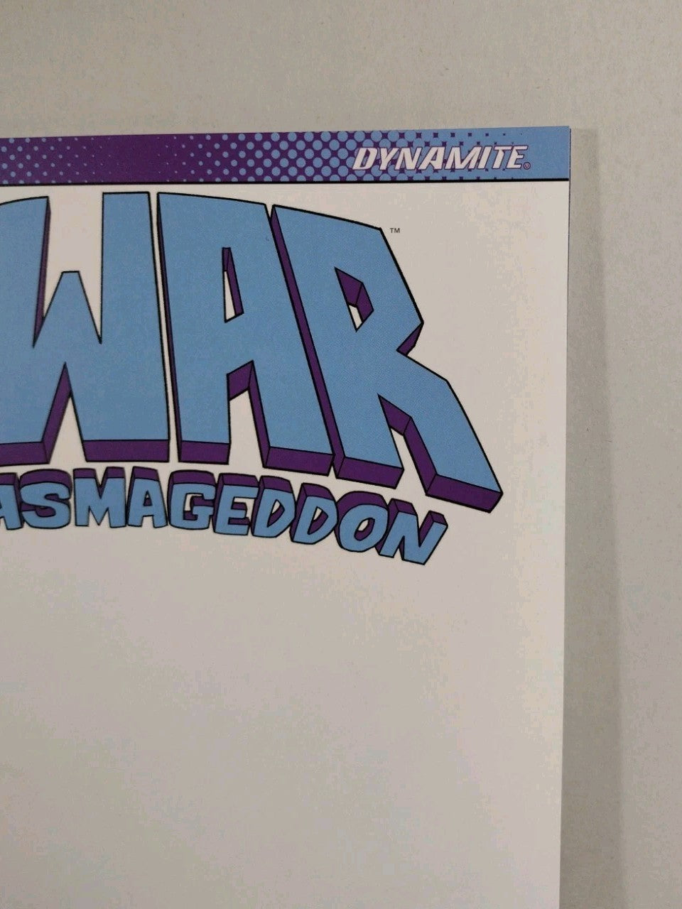 Gwar Orgasmageddon #1 (2017) Dynamite Blank Sketch Cover Comic Variant New NM