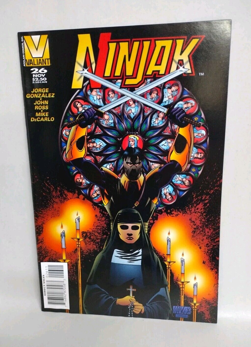 Ninjak #24 25 26 (1995) Valiant Comic Lot Set NM