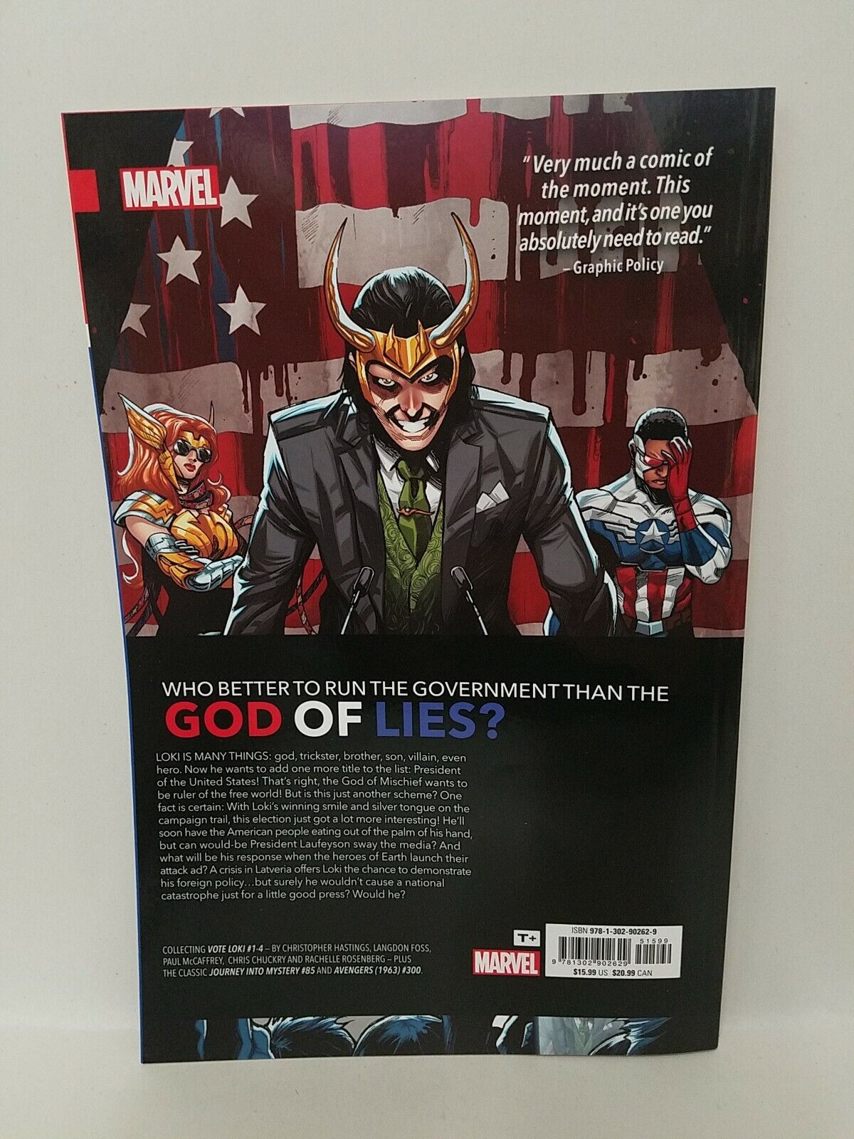 VOTE LOKI (2021) TPB Marvel Softcover NEW 