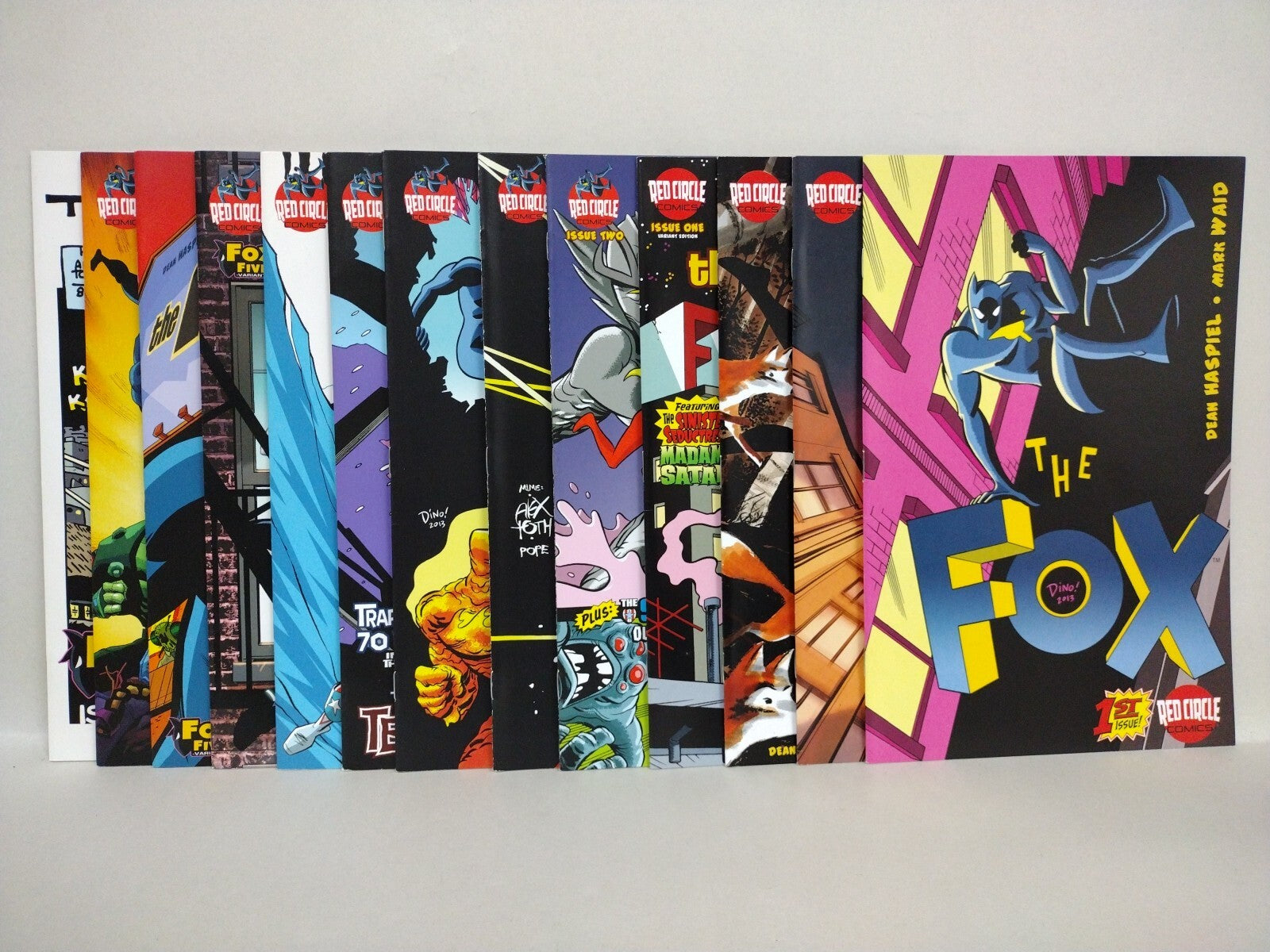The Fox (2013) Archie Red Circle 13 Comic Lot Set 1 2 3 5 Variant Collection