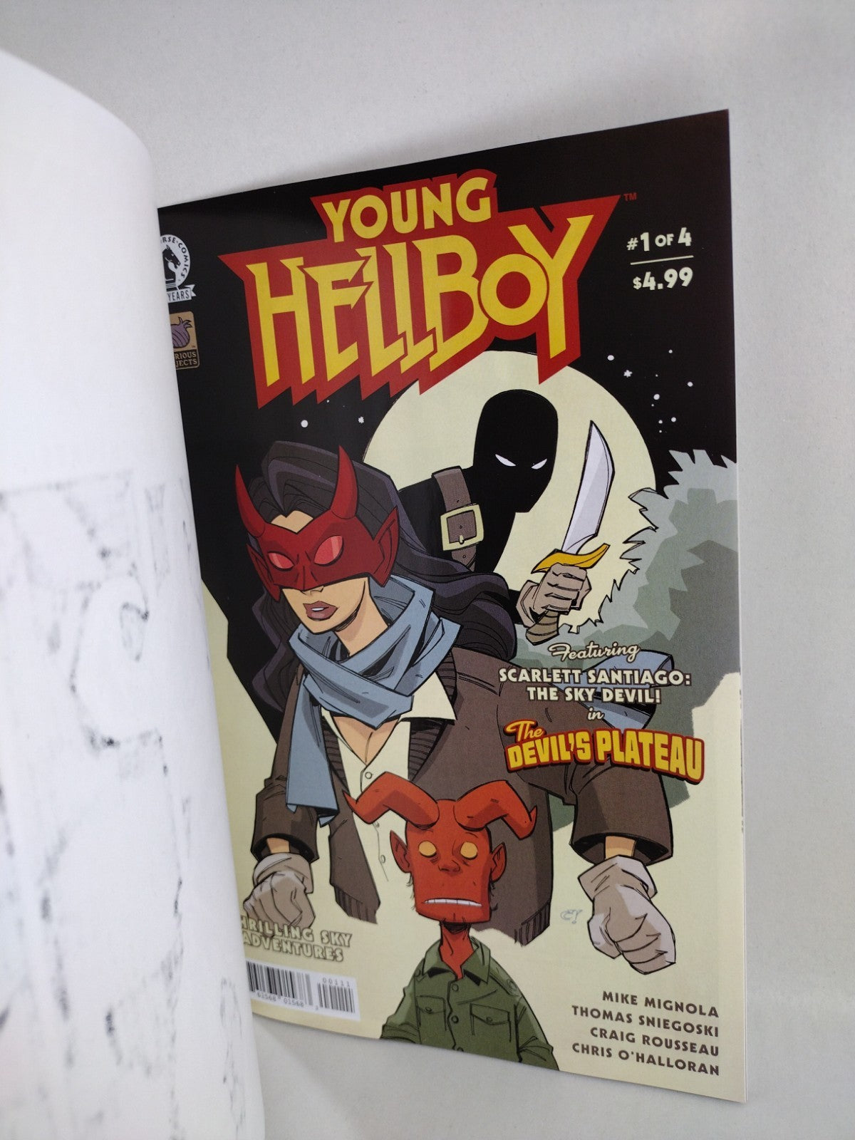 Young Hellboy #1 (2026) Dark Horse Sketch Cover W Original Dave Castr Art
