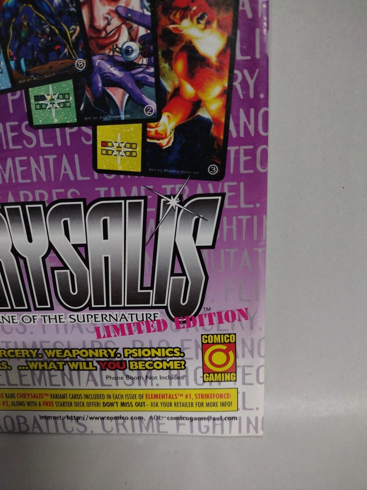 Elementals #1 2 (1996) Comico Birth Of A Supernation Tony Daniel Comic Set VF-NM