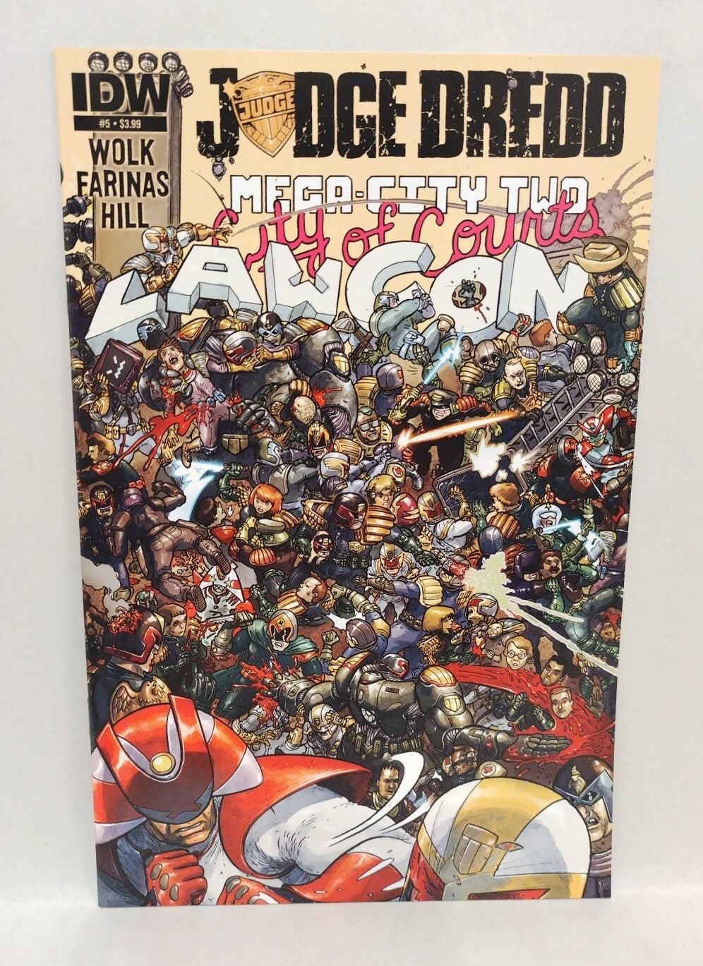 Judge Dredd Graphics Judge Dredd Mega-City Two City Of Courts (2014) IDW Comic Lot Set #3 4 ...