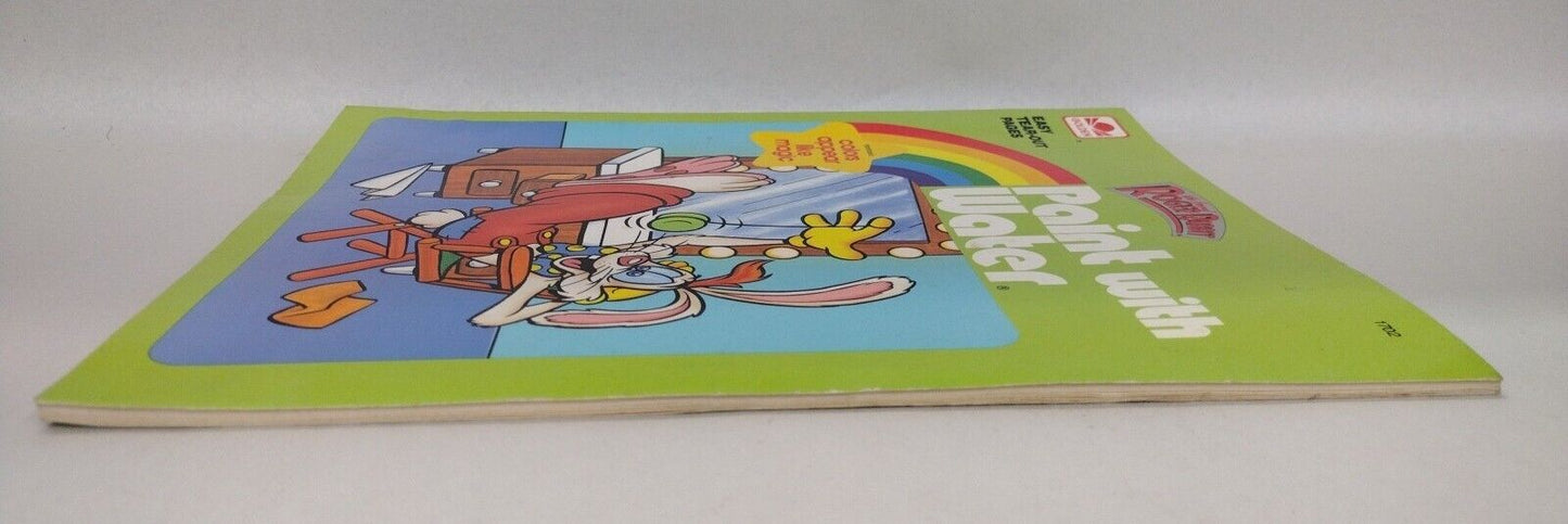 Roger Rabbit Paint With Water (1988) Golden Coloring Book Unused 24 Pgs Jessica 