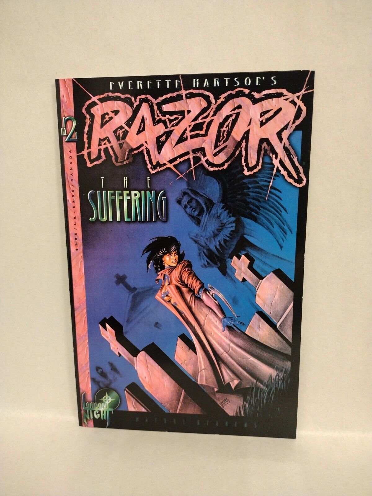 Razor: Suffering (1995) London Night Studios Complete Cry No More Comic Lot Set 