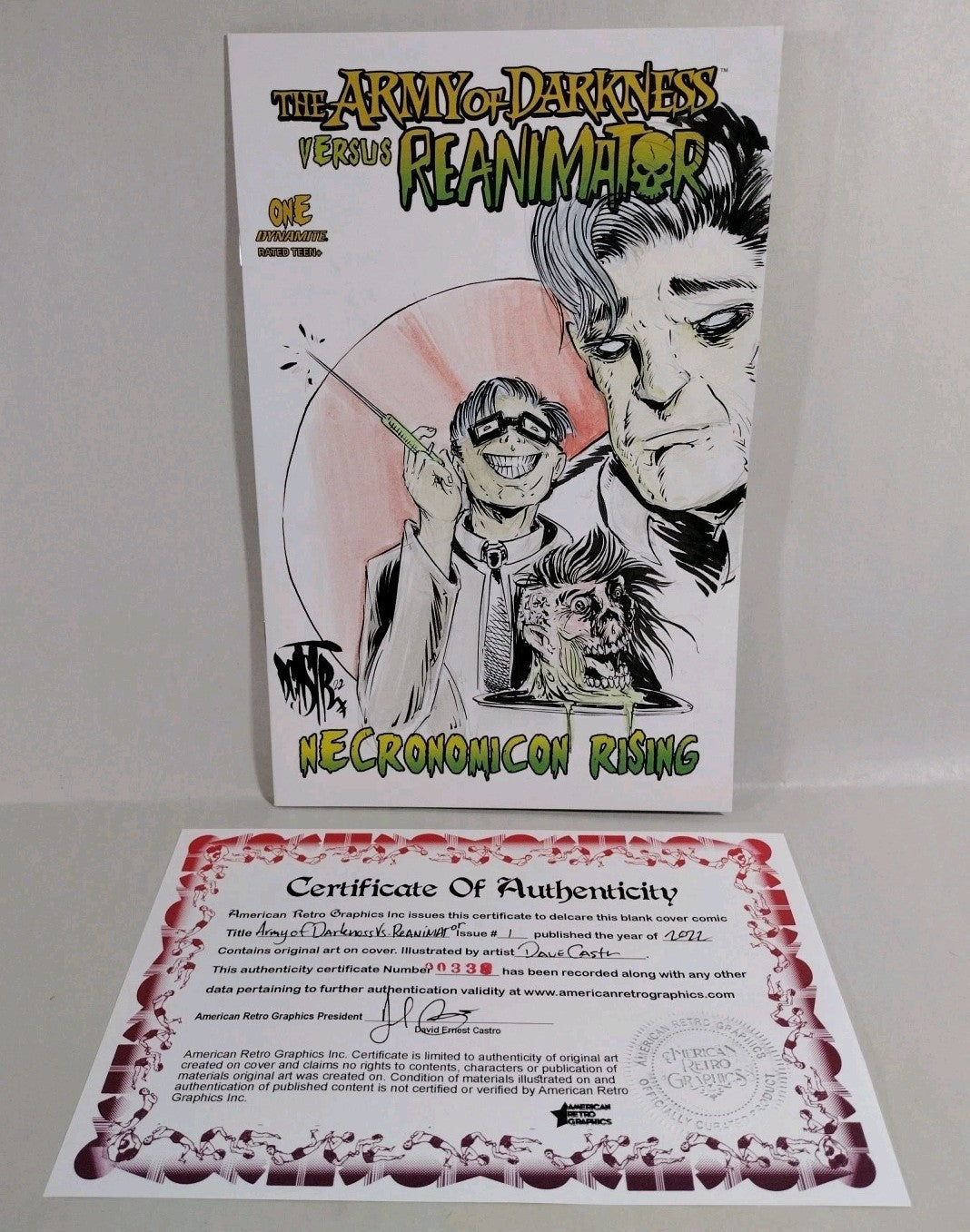 Army Of Darkness Vs Reanimator #1 (2022) Sketch Cover Variant W Original Art