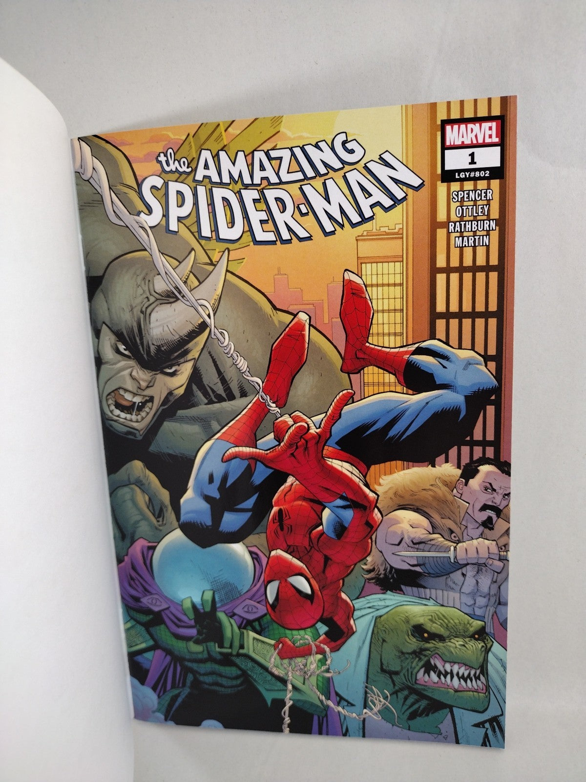Amazing Spider-Man #1 (802) 2018 Marvel Blank Sketch Cover Variant Comics New NM