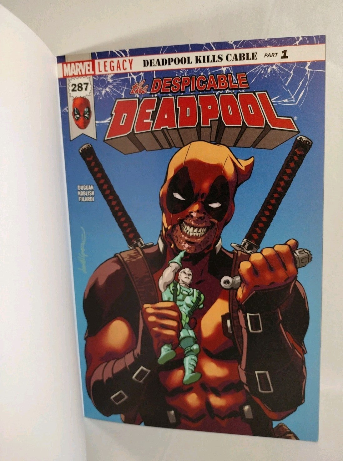 Despicable Deadpool #287 (2017) Marvel Comic Blank Sketch Cover Variant VF-NM
