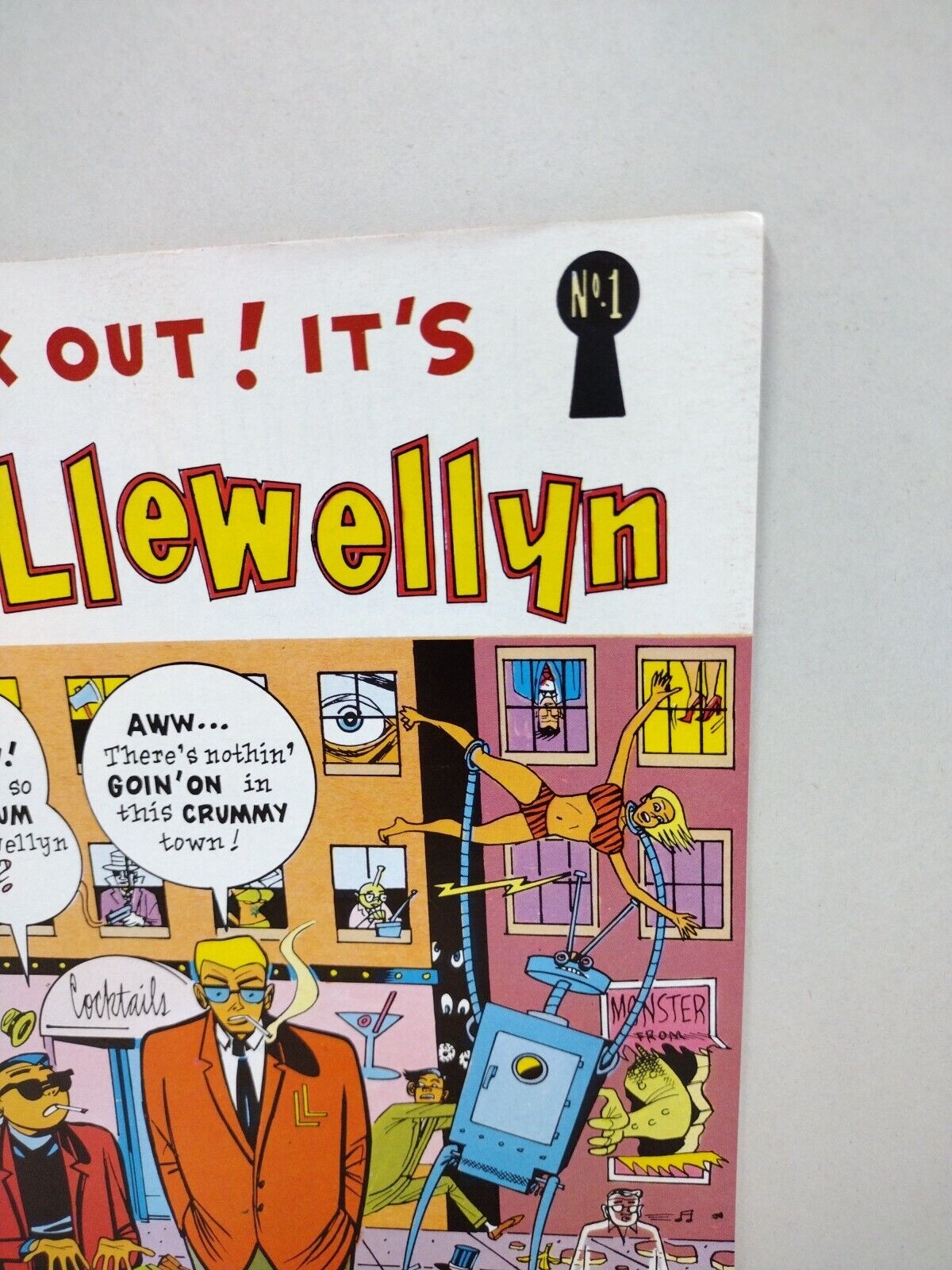 Lloyd Llewellyn (1986) #1 Daniel Clowes Fantagraphics Comic Magazine 1st Print 