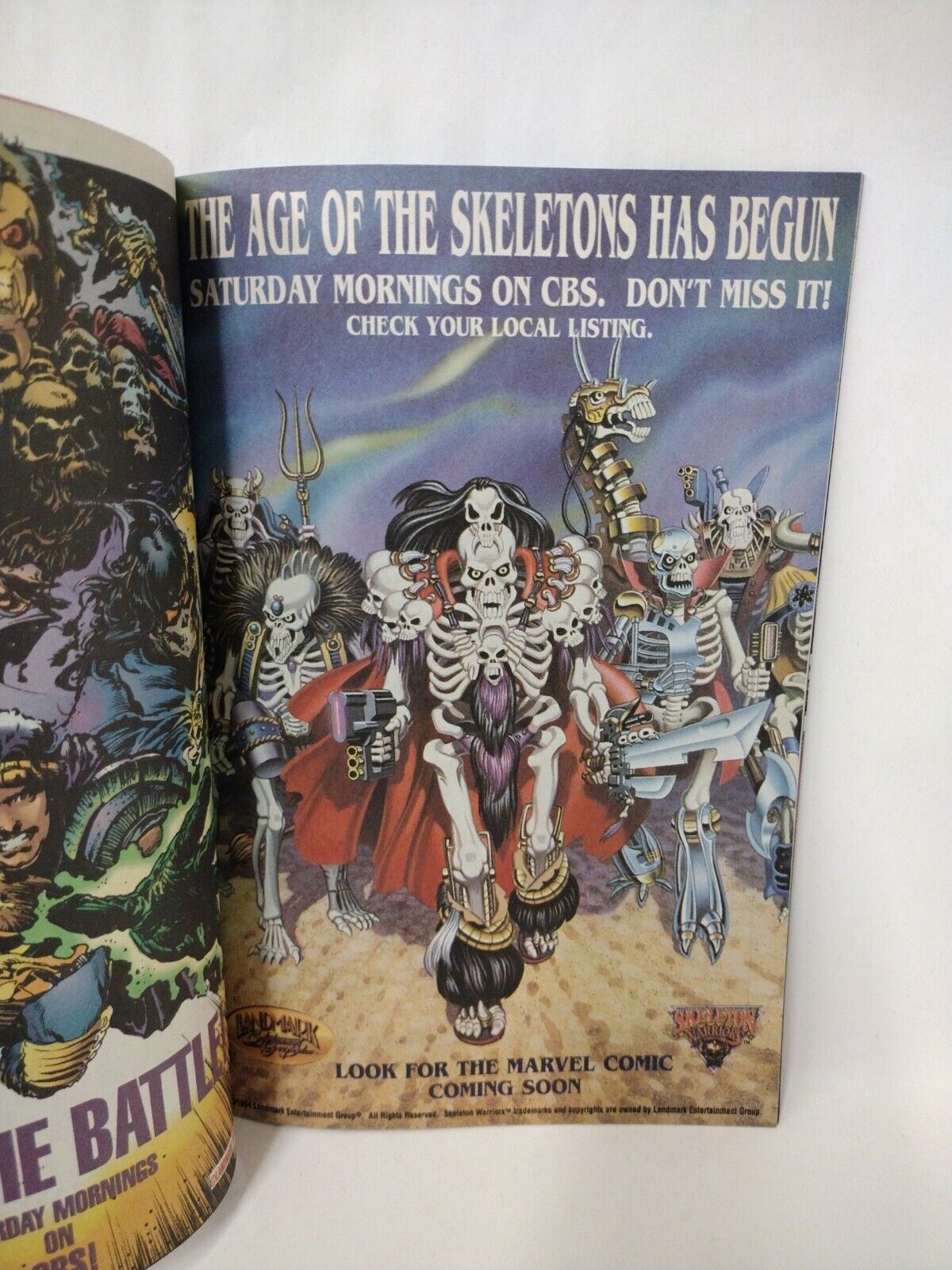 CBS Action Zone #1 (1994) Comic Skeleton Warriors 1st Appearance TMNT Wildcats