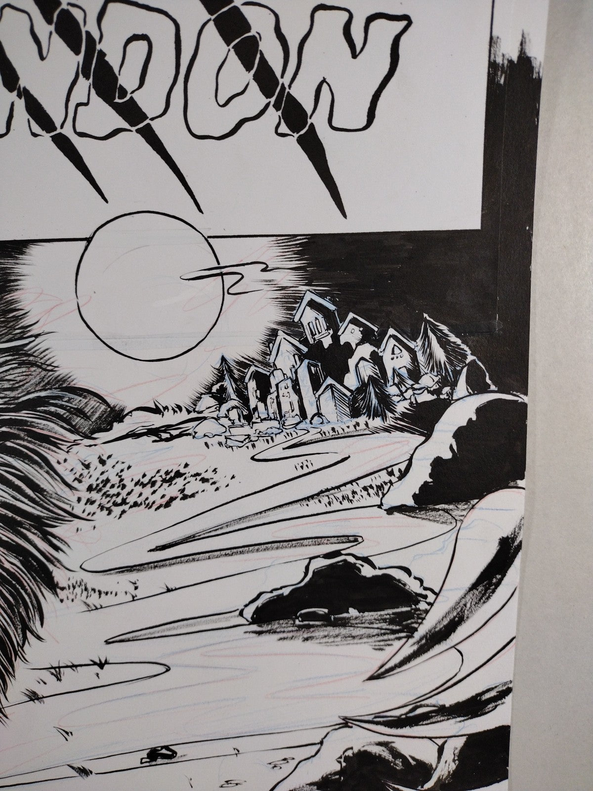 American Werewolf In London #1 (2025) Faux Comic Cover Original + Color DCastr