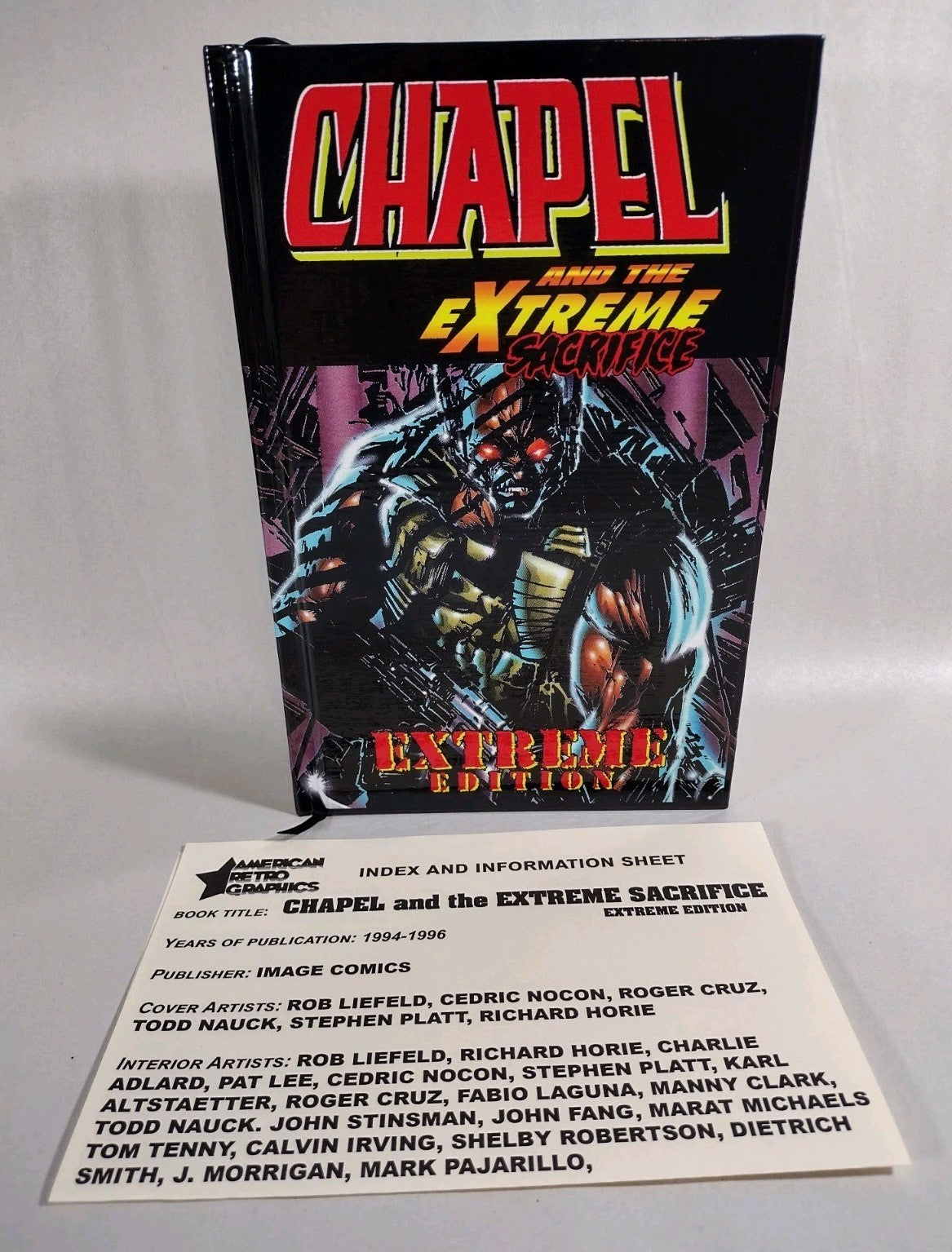 Chapel and the Extreme Sacrifice (1994) Complete ARG Custom Bound Comic...