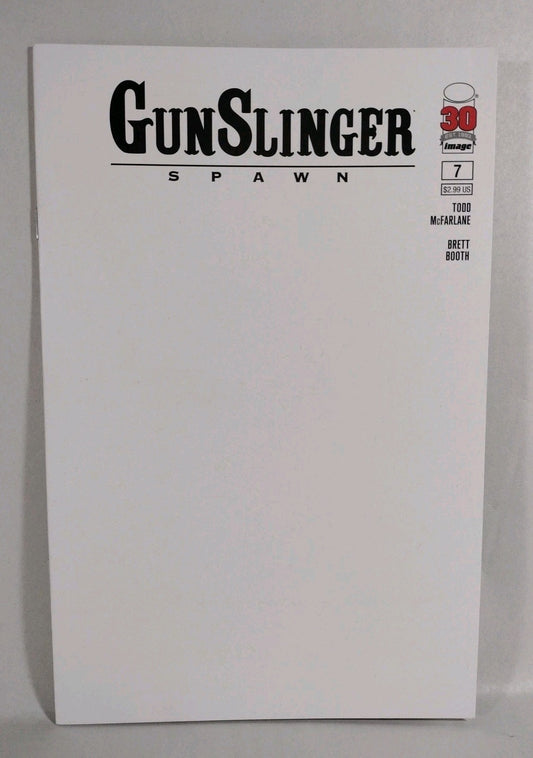 Gunslinger Spawn #7 (2022) image Comics Blank Sketch Cover Variant New NM