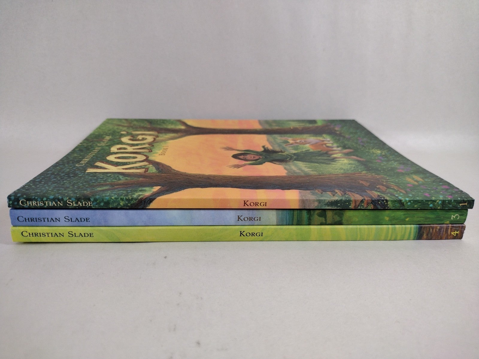 Korgi (2007) Top Shelf Christian Slade SC Graphic Novel Books Set 1 3 4 Unread 