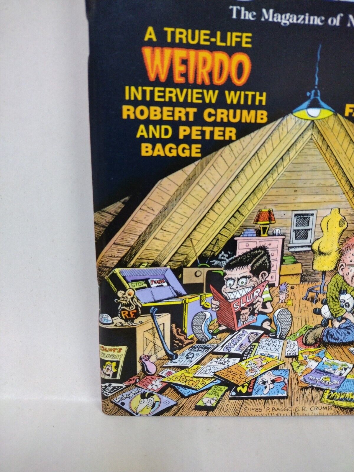 Comics Journal Magazine #106 (1986) Robert Crumb Peter Bagge Interview VF-NM