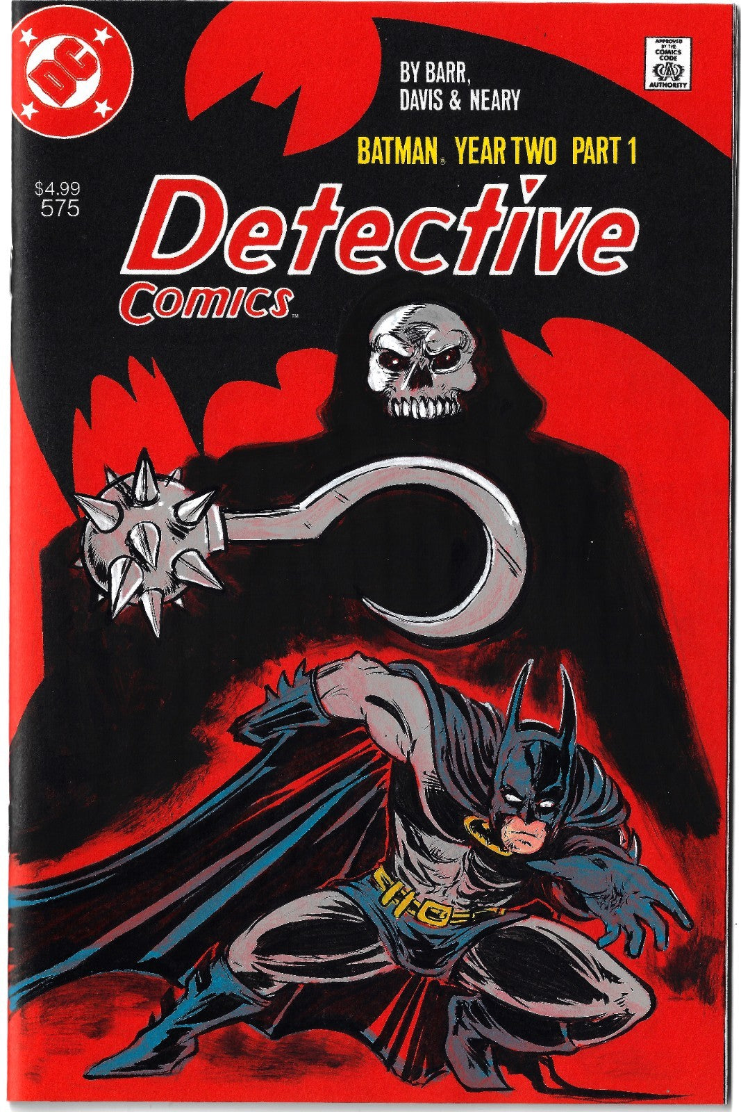 Detective Comics #575 (2026) DC Sketch Cover Variant W Original Dave Castr Art