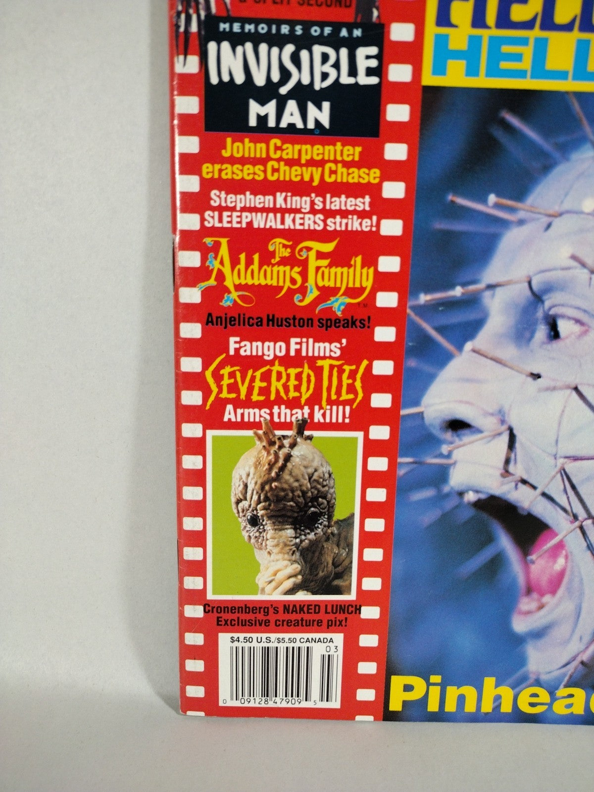 FANGORIA Magazine 110 (1992) Hellraiser III Second Split Naked Lunch VF