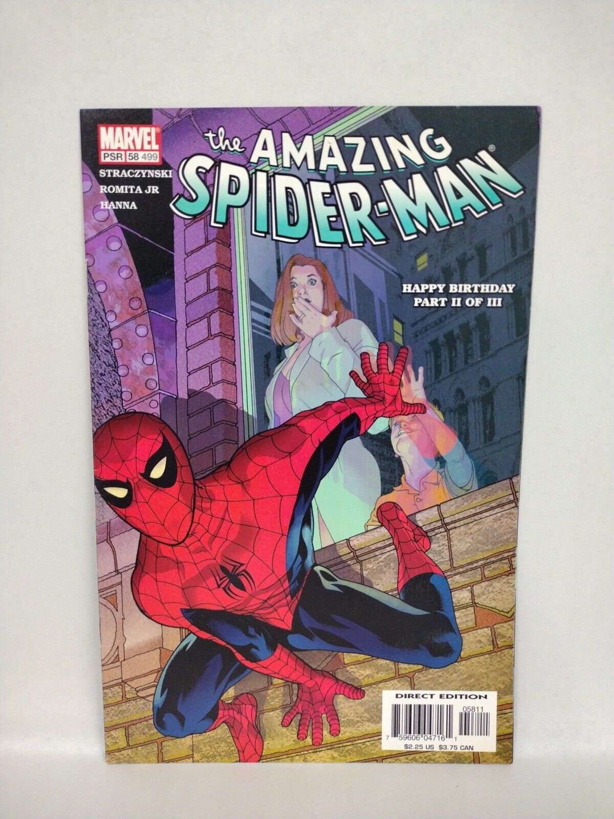Amazing Spider-Man (2003) Marvel Comic Lot Set #50-58 J Scott Campbell Covers