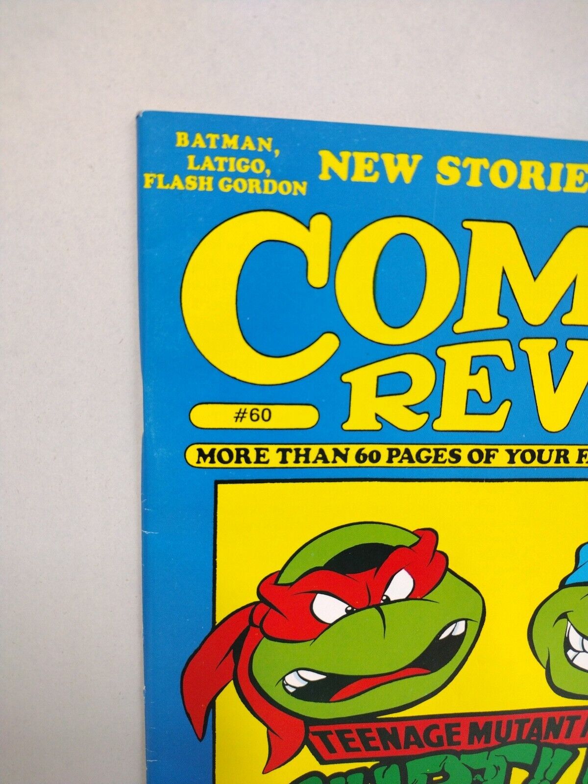 COMICS REVUE Magazine #60 (1991) Teenage Mutant Ninja Turtles Phantom Comicstrip