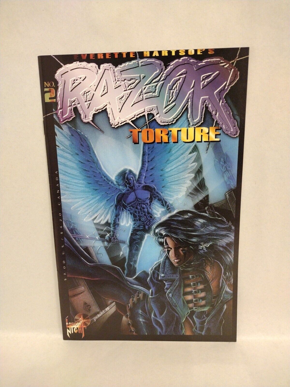 Razor Torture (1996) London Night Studios #1 2 3 4 5 6 + Kightshift #1 Comic Set