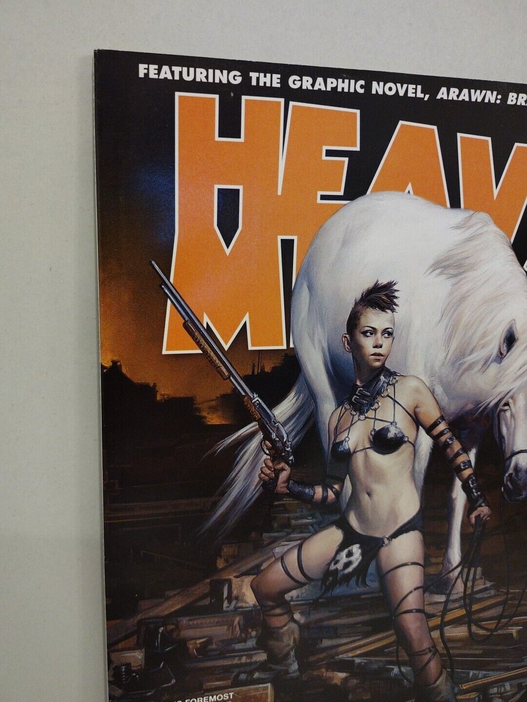 HEAVY METAL Magazine (Nov, 2009) Colt The Outlander Boris Vallejo New 