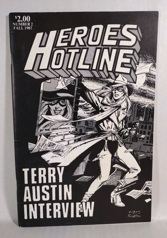 Heroes Hotline (1982) Comic History Terry Austin X-Men Interview VF