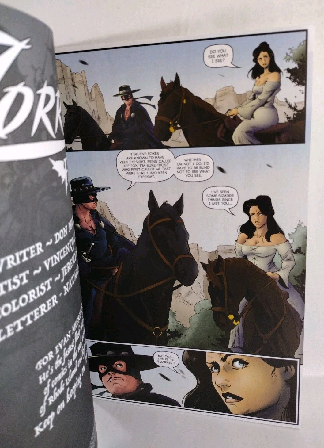 Zorro Flights #1 (2021) American Mythology Blank Sketch Cover Variant Comic NM