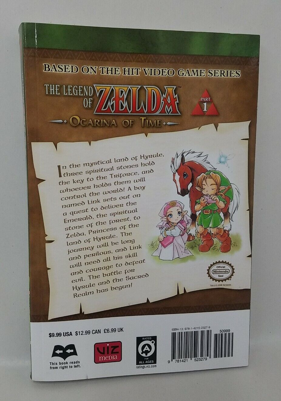 Legend Of Zelda Ocarina Of Time  (2018) Vol Part 1 English Manga Viz Nintendo SC