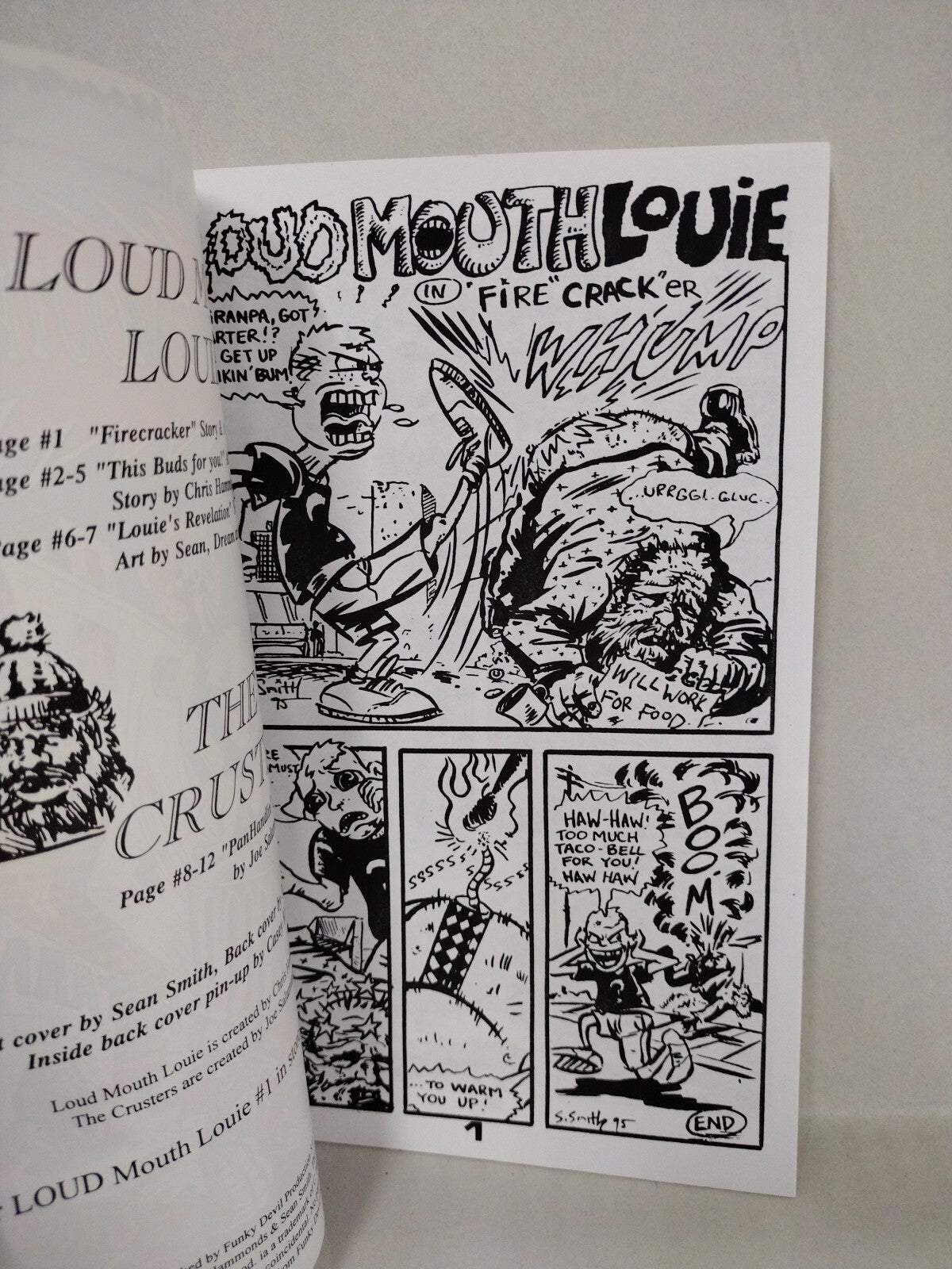 Loud Mouth Louie (1997) Complete Funky Devil Underground Comic Series #1 2 3 4 0