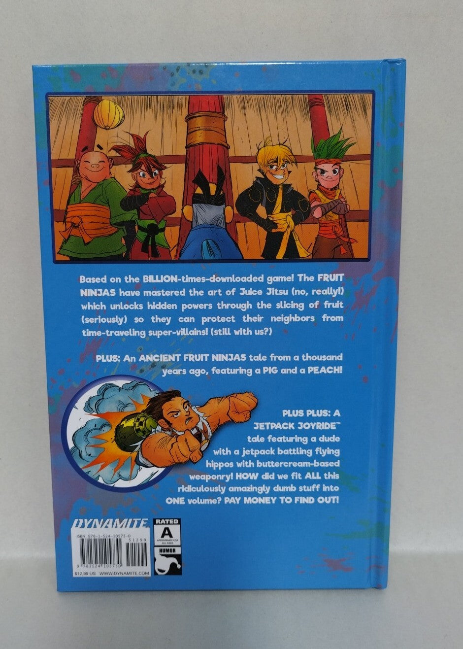 Fruit Ninja & Jetpack Joyride Hc by Nate Cosby (English) Hardcover Book ( New)